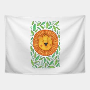 Little Jungle Lion Tapestry