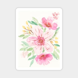 Watercolor floral bouquet Magnet