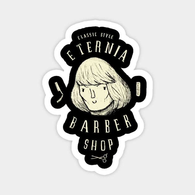 eternia barber shop Magnet by Louisros