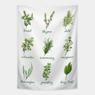 Culinary Herb Design for Chefs and Home Cooks Tapestry