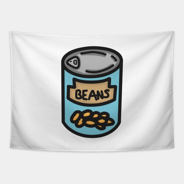 beans (orange) Tapestry by OneThreeSix