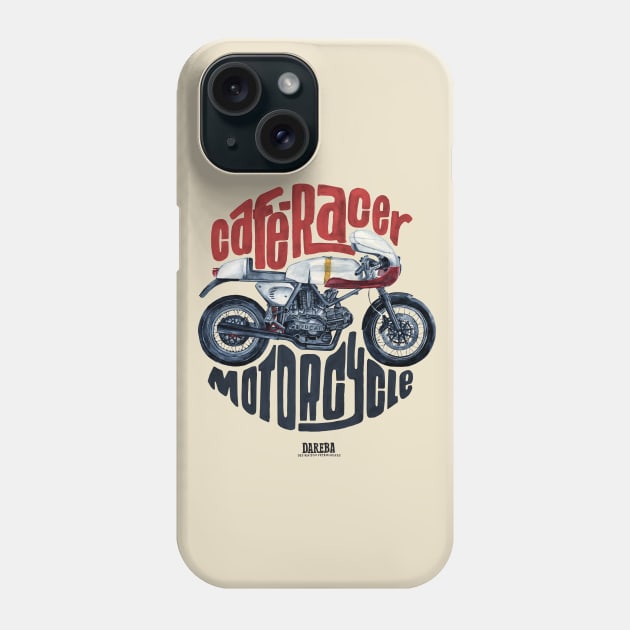 cafe racer Phone Case by dareba