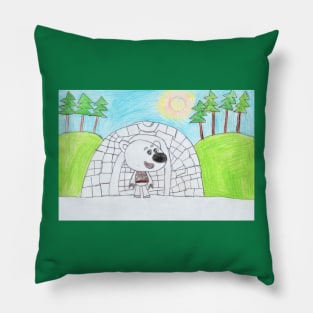 Fairy Little Polar Bear Pillow