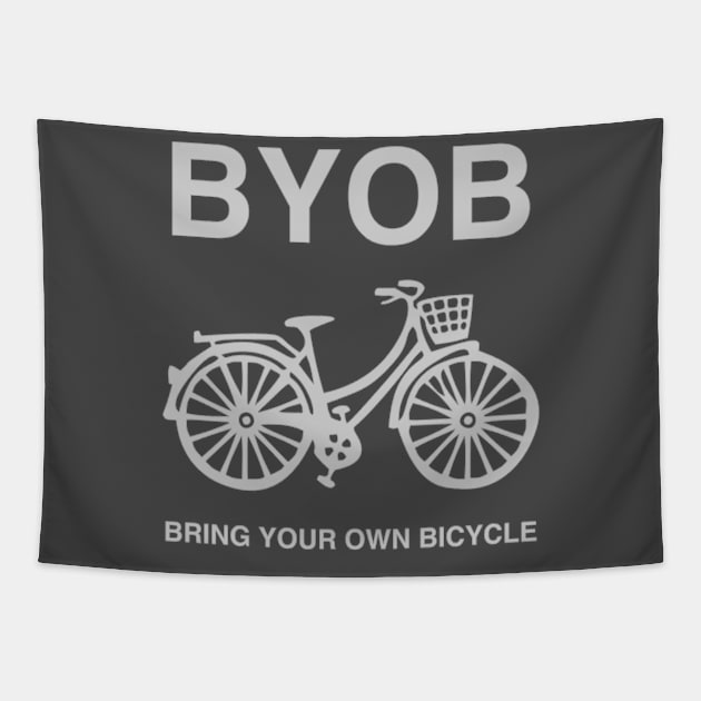 BYOB Bring Your Own Bike Tapestry by Yule