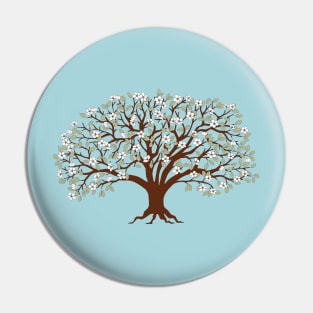 apple tree with white blossom Pin