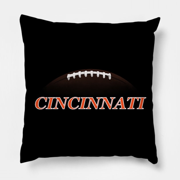 cincinnati Pillow by 752 Designs