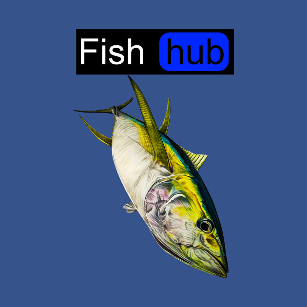 Fish hub yellowfin tuna by Art by Paul