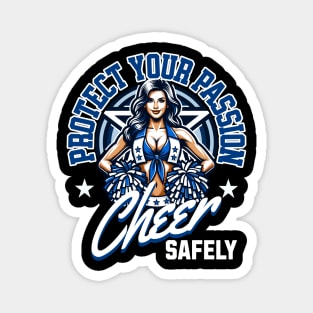 Protect Your Passion - Cheer Safely for National Safety Month Magnet