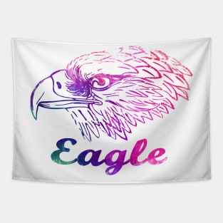 Watercolor Eagle Tapestry