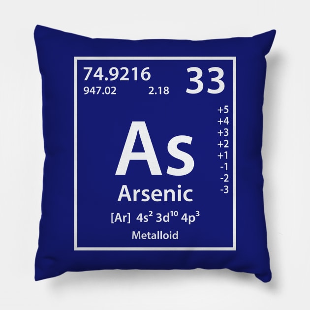 Arsenic Element Pillow by cerebrands