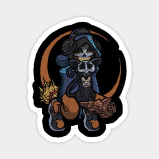 Skull Kid with Cat (Color) Magnet