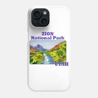 The Watchman Zion National Park, Utah Phone Case