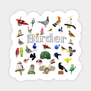 Bird Loving Birder Magnet