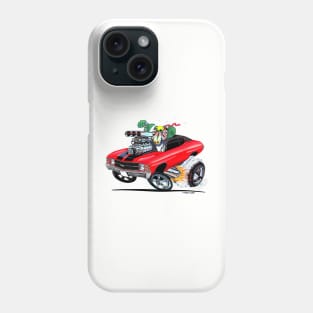 MONSTER MUSCLE Red 1971 Chevelle Phone Case