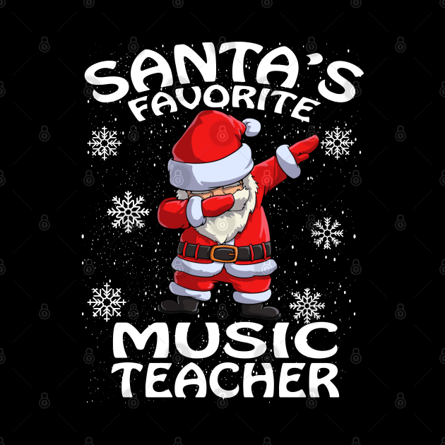 Santas Favorite Music Teacher Christmas by intelus