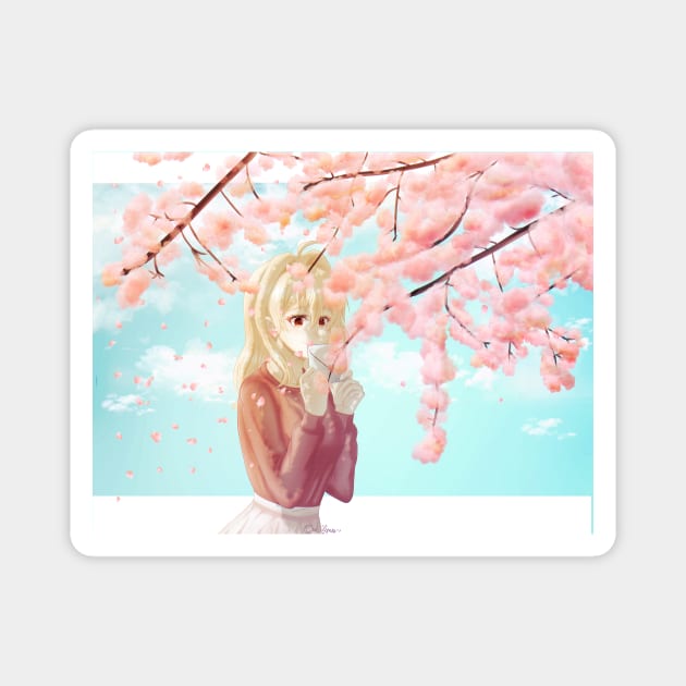 Cherry Blossom (IDOLiSH7) Magnet by Lilynee-