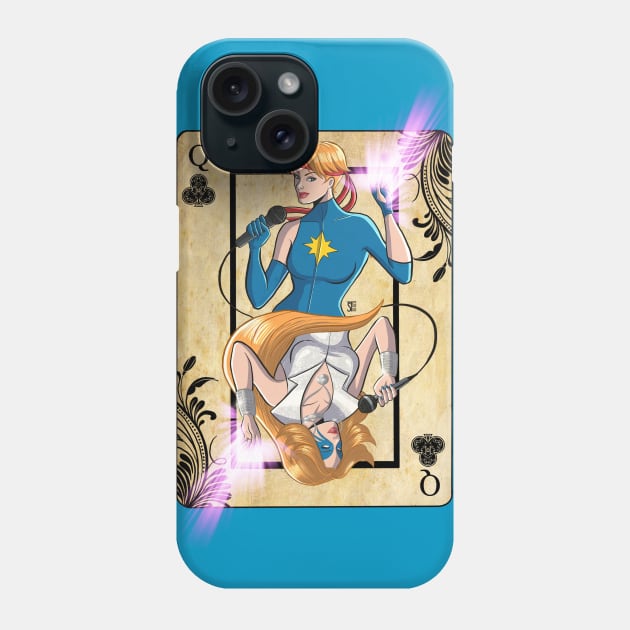 Dazzler the Queen of Clubs Phone Case by sergetowers80