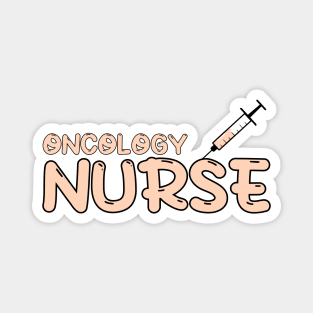 Oncology Nurse Orange Magnet