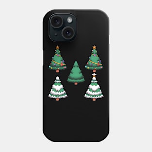 Cartoon Christmas Tree’s Phone Case