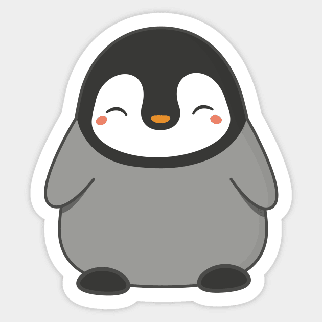 kids stickers, kawaii, kawaii stickers, penguin stickers, love