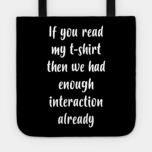 not inspirational Tote