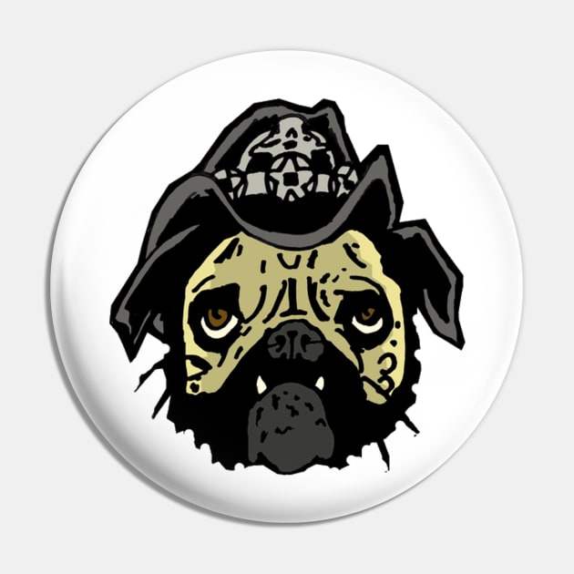 Lemmy MotorPug Pin by Undeadredneck