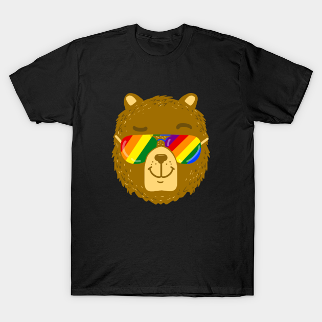 LGBT Bear For LGBTQ - Lgbt Bear - T-Shirt | TeePublic