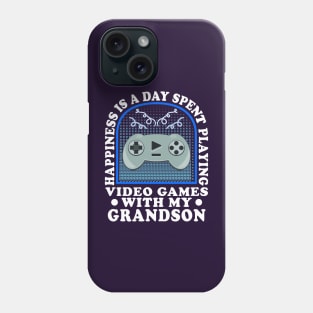 Happiness Is A Day Spent Gaming Grandparent Phone Case