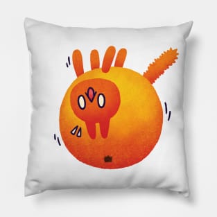Blood Orange Cat Pillow