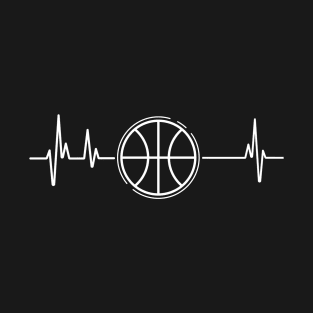 Basketball Heartbeat Shirt T-Shirt