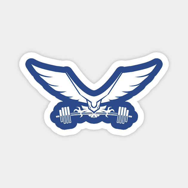 Bird Strong Magnet by DDGraphits