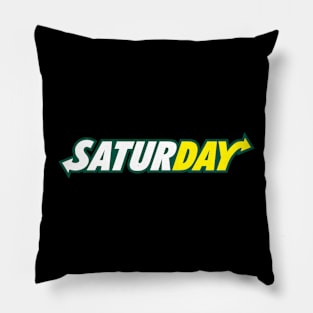 Saturday Logo Parody of Subway Pillow