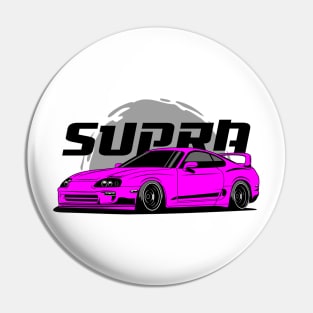 Pink Supra JDM Pin