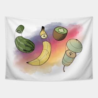 Colorful Fruit Tapestry