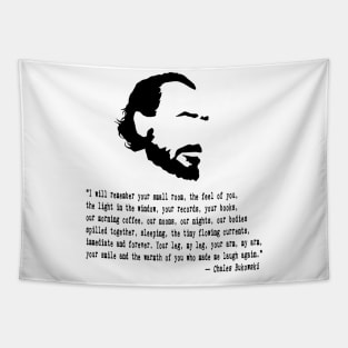 Charles Bukowski Quote Tapestry