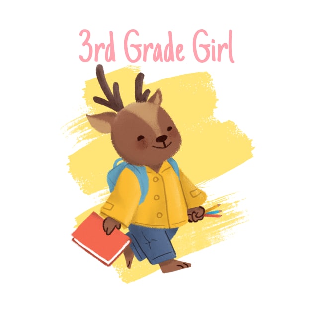 Third Grade Girl by I Love My Family