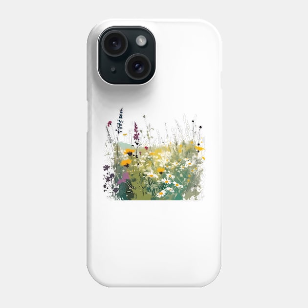 Flower Meadow 1 Phone Case by BloomBeyondShadows