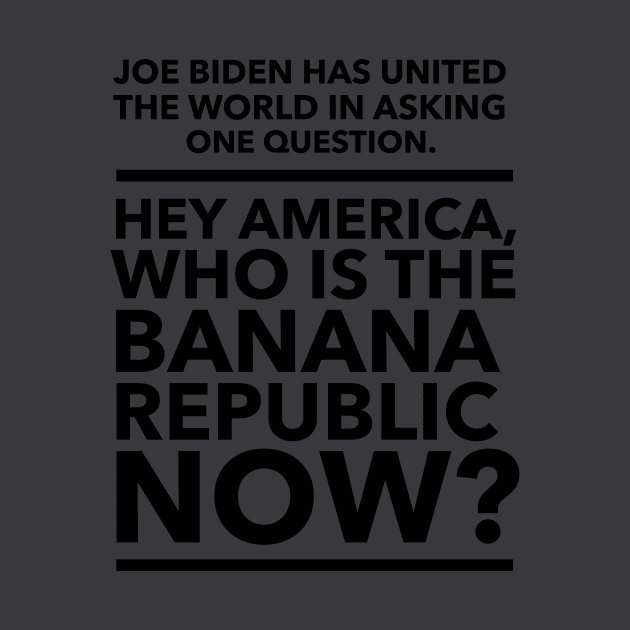 Who is the Banana Republic Now? by  mySTANce