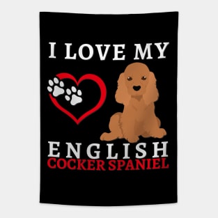 I love my English Cocker Spaniel Life is better with my dogs Dogs I love all the dogs Tapestry