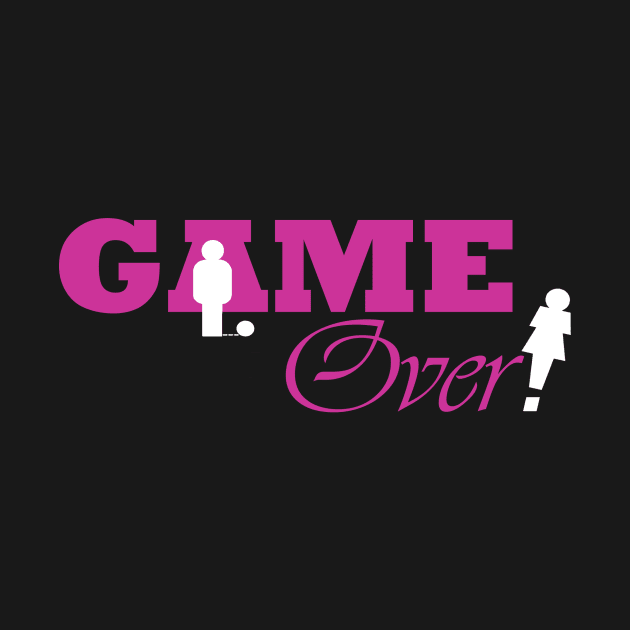 Game Over pink by VaridianDesigns