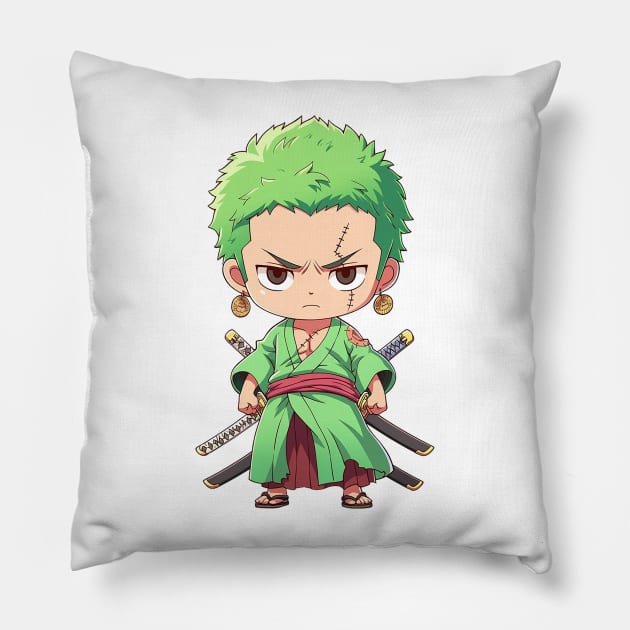 zoro Pillow by skatermoment