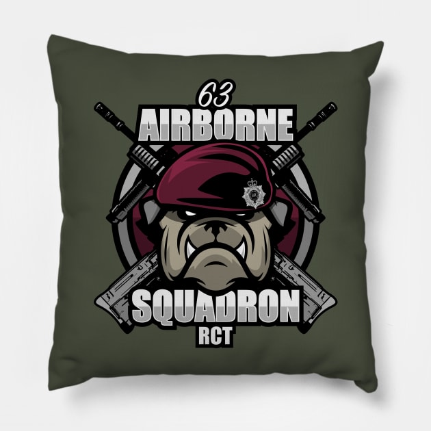 63 Airborne Squadron Pillow by TCP