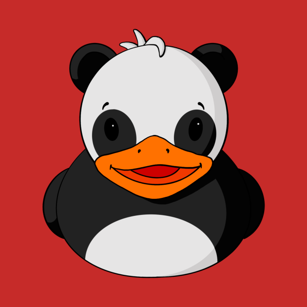 Panda Rubber Duck Rubber Duckie TShirt TeePublic