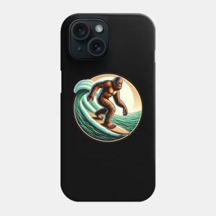 Surfing Bigfoot Phone Case