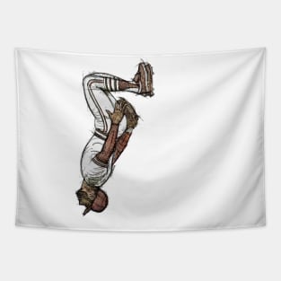 Ozzie Smith St. Louis Sketch Backflip Tapestry