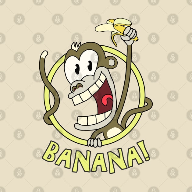 Banana Monkey by Nerd_art