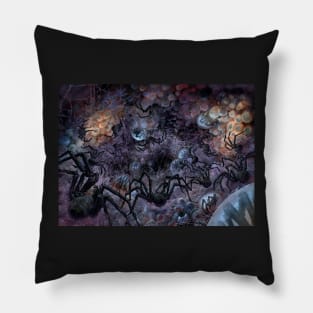 Swarm of Spiders Pillow