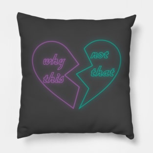 WTNT Broken Heart Pillow