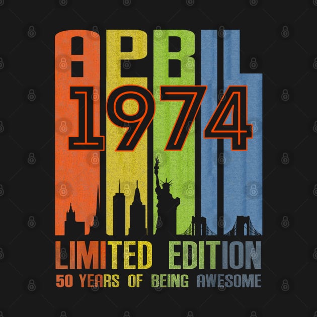 April 1974 50 Years Of Being Awesome Limited Edition by TATTOO project