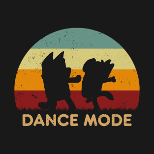 Retro Sunset - Bluey Dance Mode T-Shirt